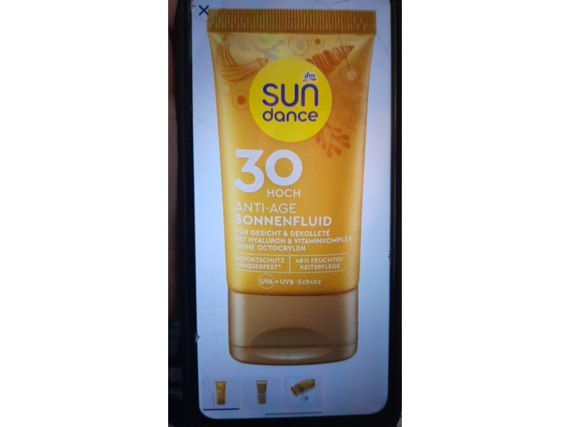 Dm Sundance Facial Anti Aging Sunscreen, SPF 30, 50 mL
