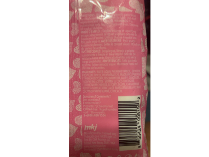 Modess Basics Feminine Cleansing Wipes, Fresh Scent, 32 Count