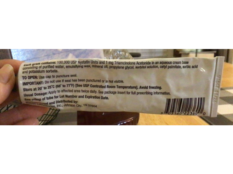 Nystatin and Triamcinolone Acetonide Cream, 60 g, Crown Laboratories (Rx)