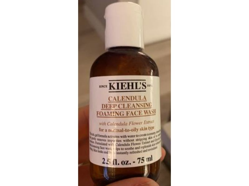 Kiehl's Calendula Deep Cleansing Foaming Face Wash, 2.5 fl oz/75 mL
