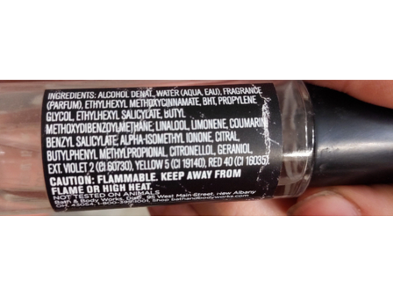 Bath & Body Works Marble Men's Collection Cologne, 0.5 fl oz/15 mL