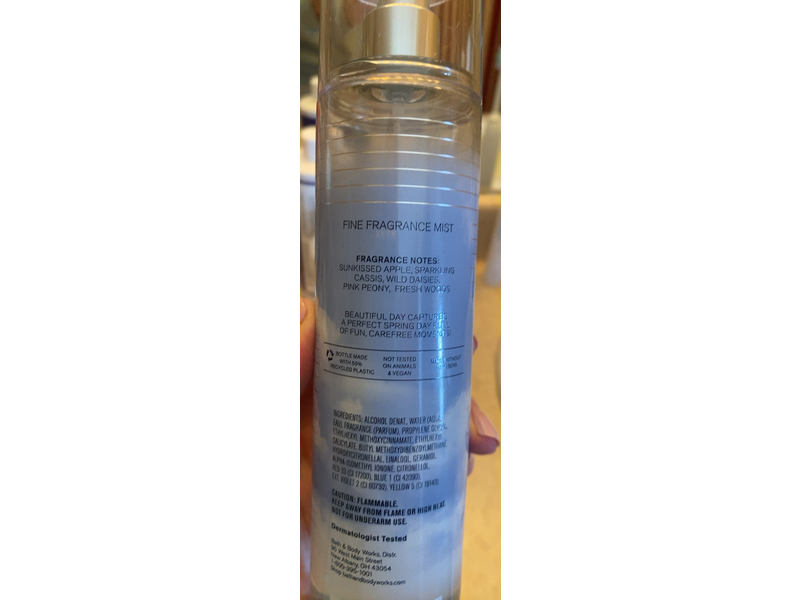 Bath & Body Works Fine Fragrance Mist, Beautiful Day, 8 fl oz / 236 mL
