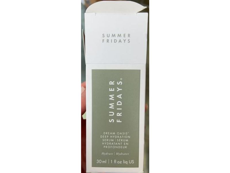 Summer Fridays Deep Hydration Serum, 1 fl oz/30 mL