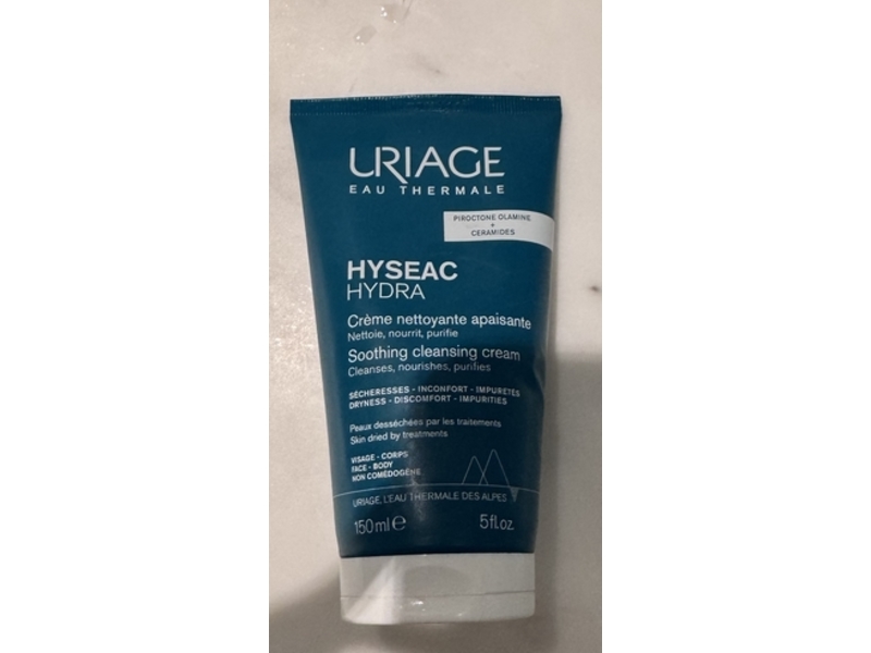 Uriage Hydra Soothing Cleansing Cream, 5 fl oz/150 mL