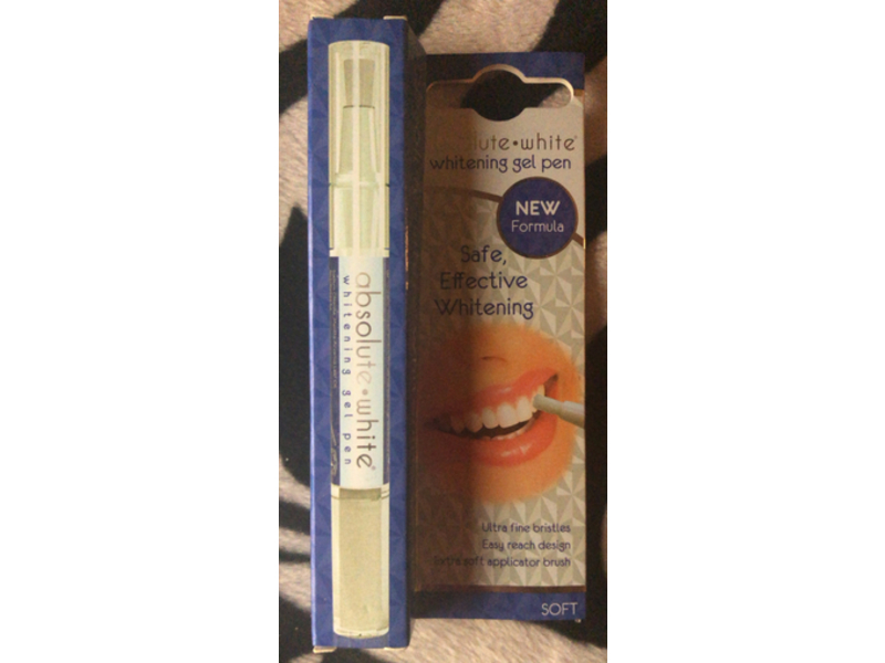 Absolute White Whitening Gel Pen, Soft, 1.8 g