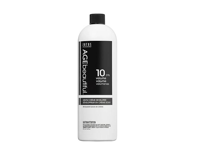 Zotos Professional AGEbeautiful Gentle Creme Developer, 10 Volume, 16 fl oz/473 mL.
