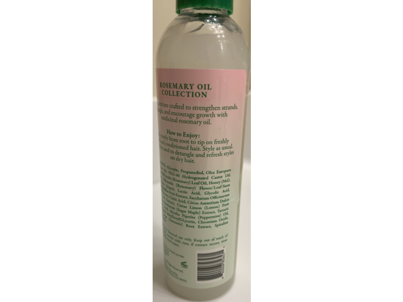 Camille Rose Strengthening Leave In Conditioner, Rosemary Oil, 8 fl oz/236 mL