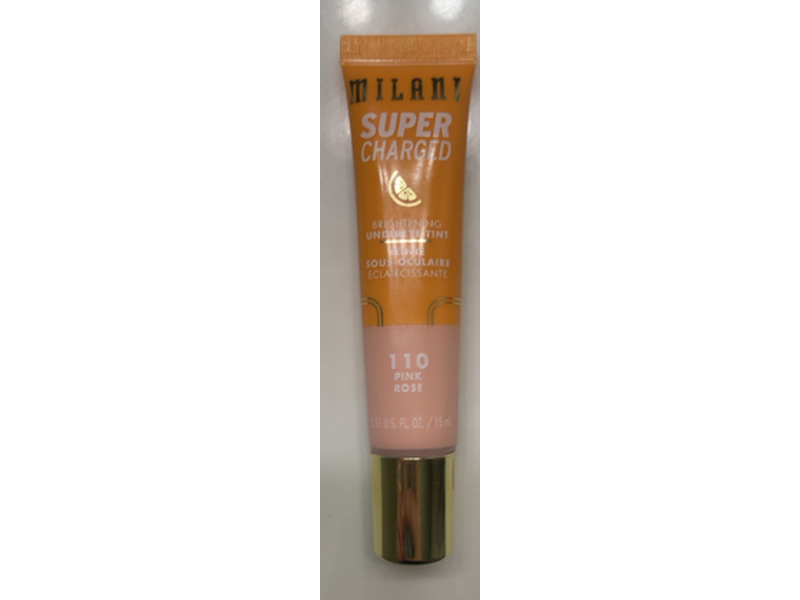 Milani Supercharged Brightening Undereye Tint, 110 Pink Rose, 0.51 fl oz/15 mL