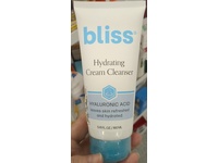 Bliss Hydrating Cream Cleanser, Hyaluronic Acid, 5.41 fl oz/160 mL - thumbnail 1