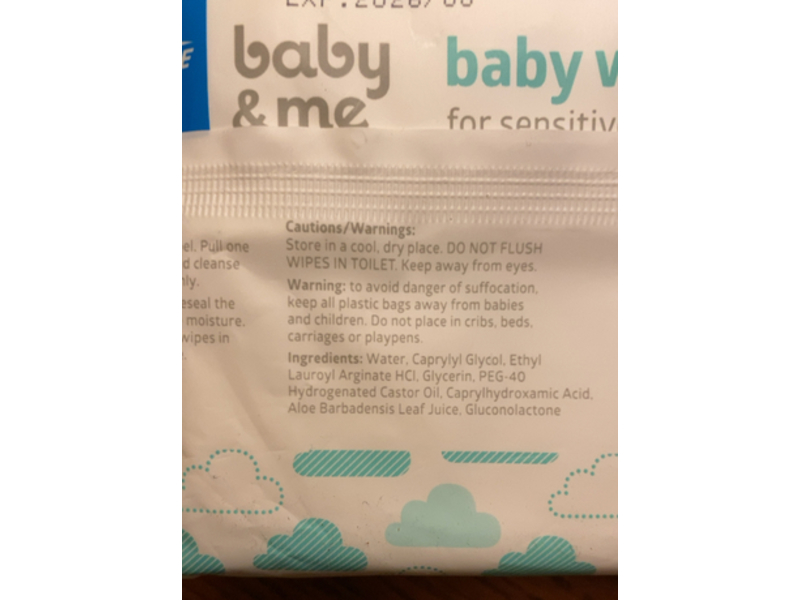 Medline Baby & Me Baby Wipes, 80 Count