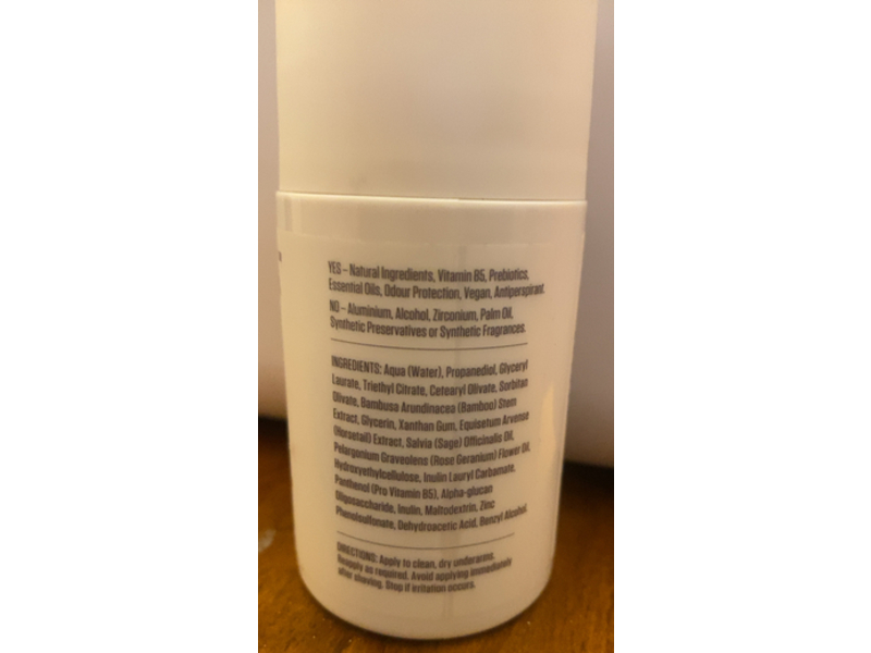 Myaura Antiperspirant Roll-On, Geranium Rose, 75 mL