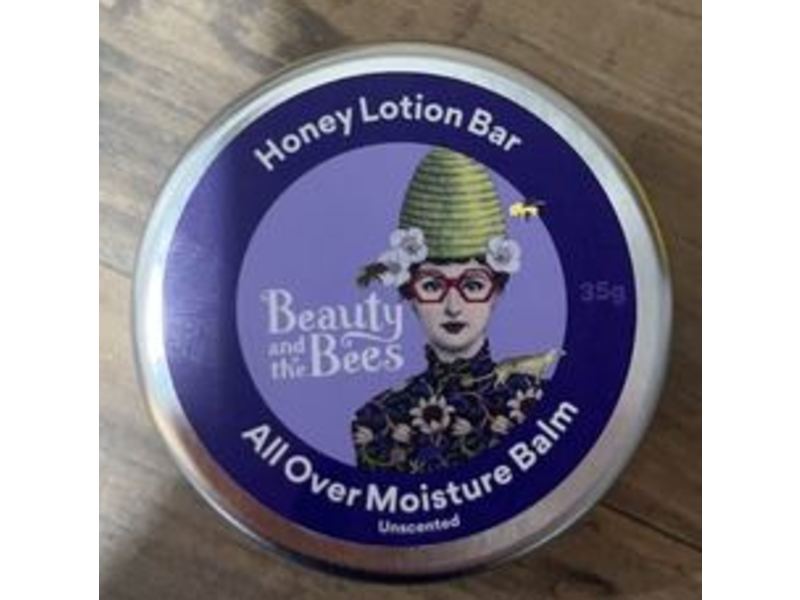 Beauty & The Bees Honey Lotion Bar Moisture Balm, 35 g
