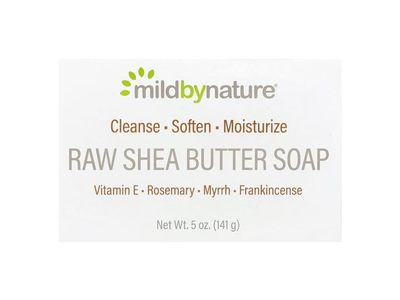 Mild by Nature Raw Shea Butter Bar Soap, 5 oz/141 g