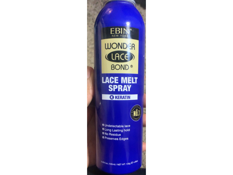 Ebin Wonder Bond Lace Melt Aerosol Spray, Keratin, 6.08 oz/180 mL