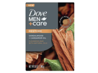 Dove Men + Care Restore Cleansing Bar, Sandalwood + Cardamom Oil, 5 oz/141 g, 4 Count - Image 2