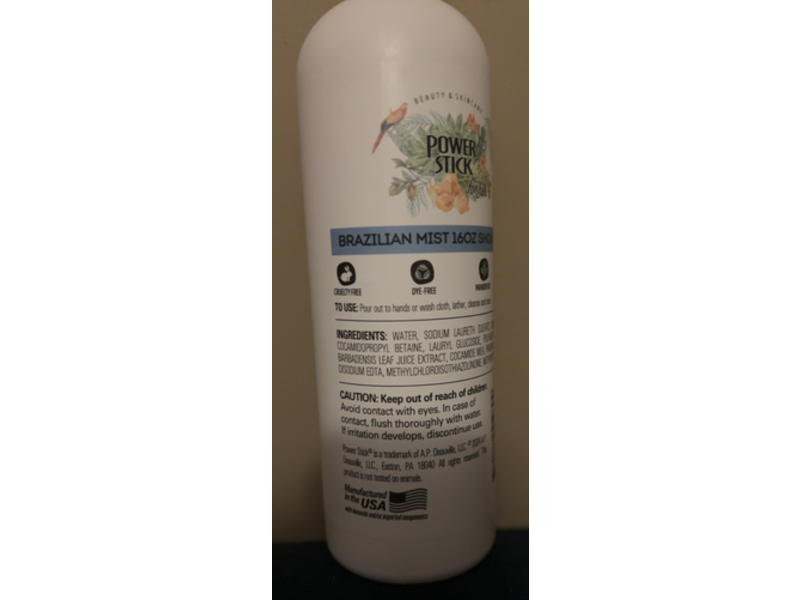 Power Stick Shower Gel, Brazilian Mist, 16 fl oz/473 mL, Pack Of 2