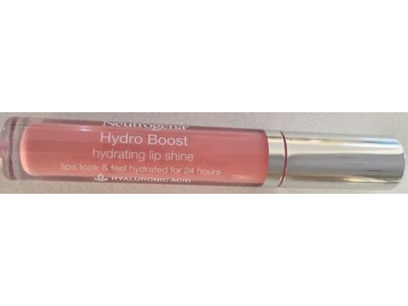 Neutrogena Hydro Boost Hydrating Lip Shine, Ballet Pink, 0.10 oz