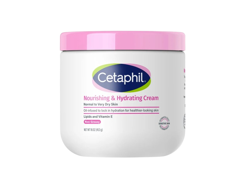 Cetaphil Nourishing & Hydrating Cream, Lipids & Vitamin E, 16 oz/453 g