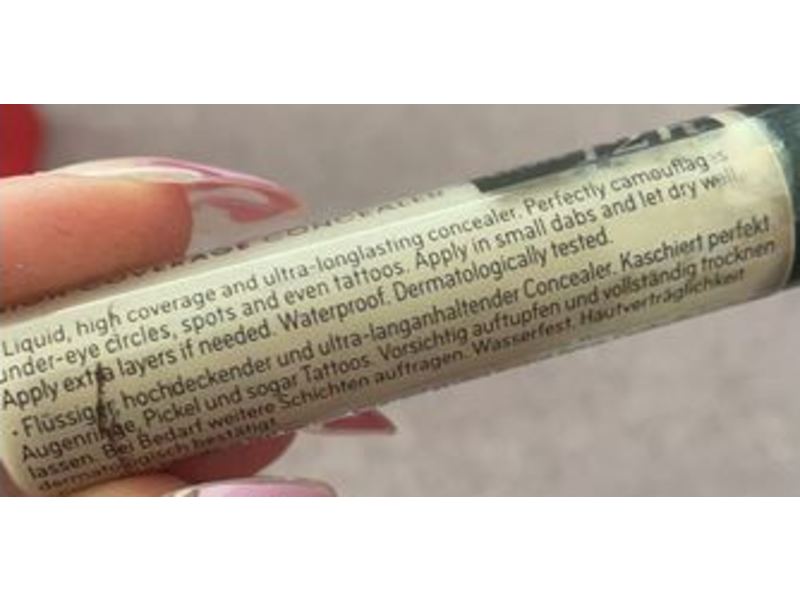 Catrice Cosmetics Liquid Camouflage High Coverage Concealer, 001 Fair Ivory, 5 mL