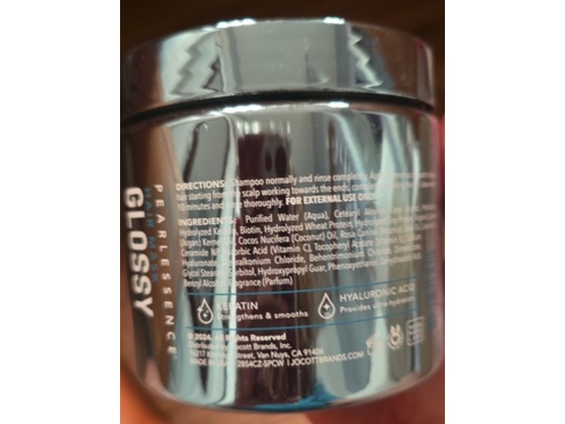 Pearlessence Glossy Hair Mask, 12 oz