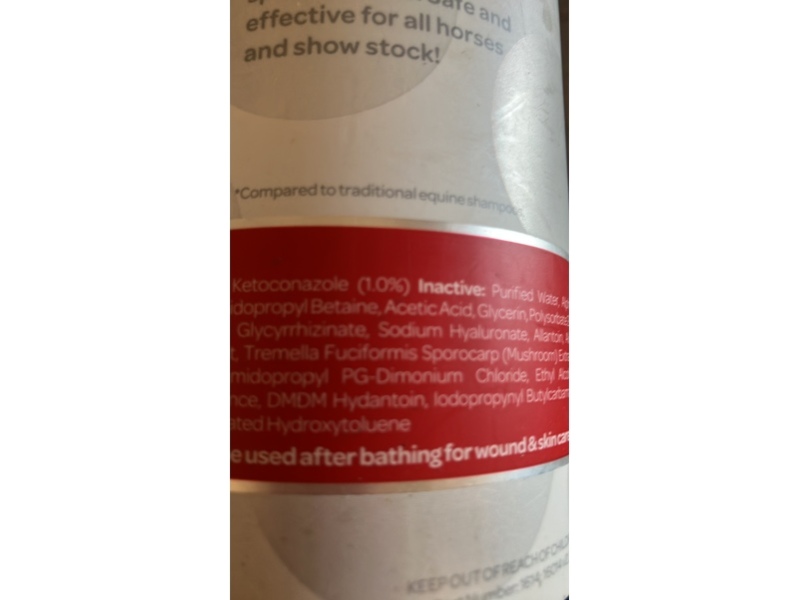 Vetericyn Foam Care Medicated Horse Shampoo, 32 fl oz/946 mL