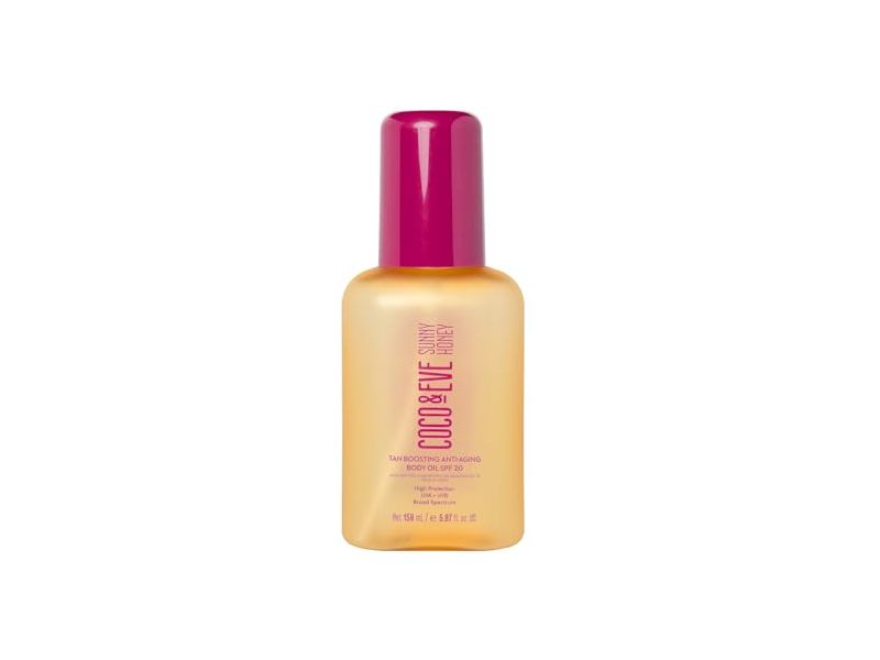 Coco & Eve Tan Boosting Anti-Aging Body Oil, SPF 20, 5.07 fl oz/150 mL