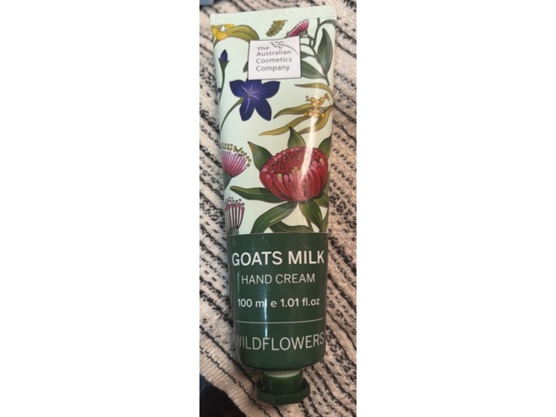 The Australian Cosmetics Company Goats Milk Company Hand Cream, Wildflowers, 1.01 fl oz/100 mL