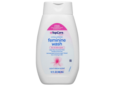 TopCare Health Feminine Wash, Light Fresh Scent, 12 fl oz/355 mL