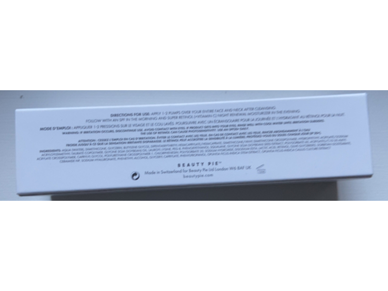 Beauty Pie Super Retinol Ceramide Boost Anti Aging Face Serum, 1.69 fl oz/50 mL