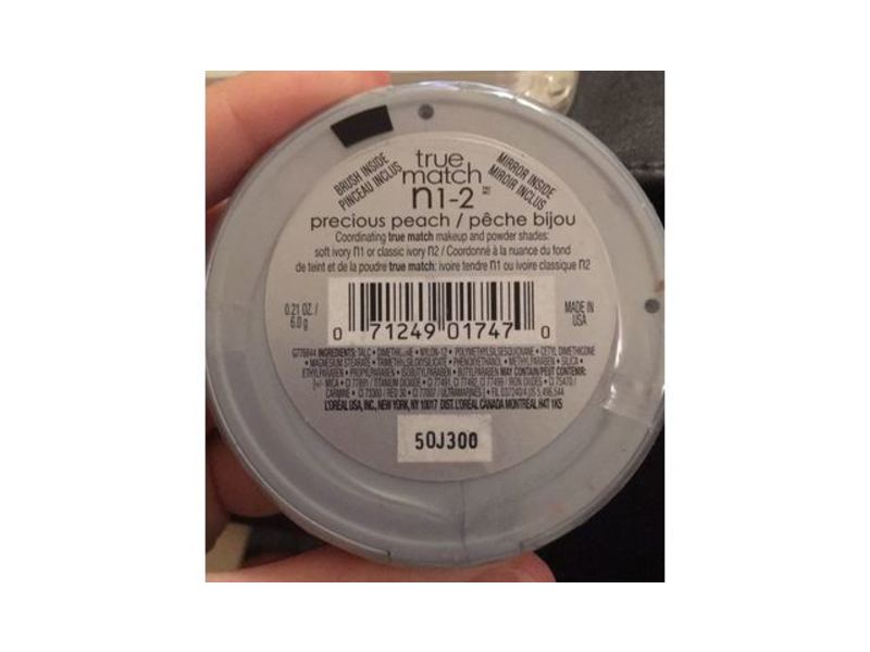 L'Oreal Paris True Match Super-Blendable Blush, N1-2 Precious Peach, 0.21 oz / 6 g