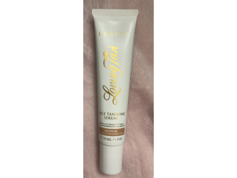 Loving Tan Purest Face Tanning Serum, Medium, 1 fl oz/30 mL
