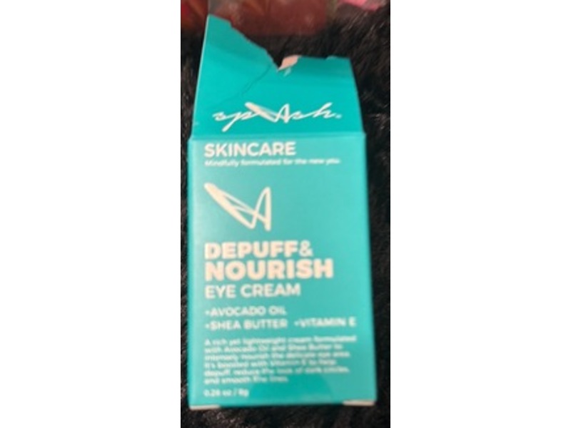 Skincare Depuff & Nourish Eye Cream, Avocado Oil, Shea Butter & Vitamin E, 0.28 oz/8 g