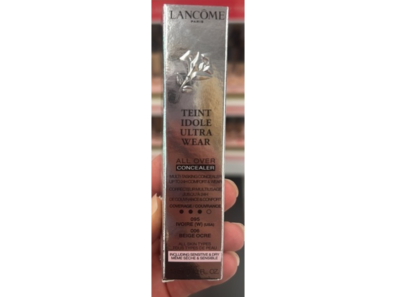 Lancome Teint Idole Ultra Wear All Over Concealer, 95 Ivoire (W), 0.43 fl oz/13 mL