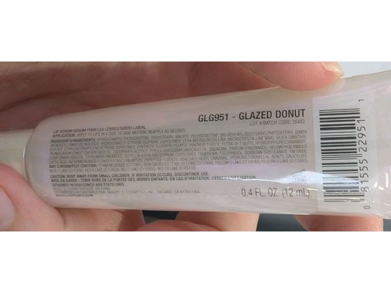 L.A. Girl Glazed Lippie Lip Serum, Glazed Donut, 0.4 fl oz/12 mL