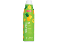 H-E-B Broad Spectrum Sunscreen Spray, SPF 50, Pineapple, 5.5 oz/156 g - thumbnail 1