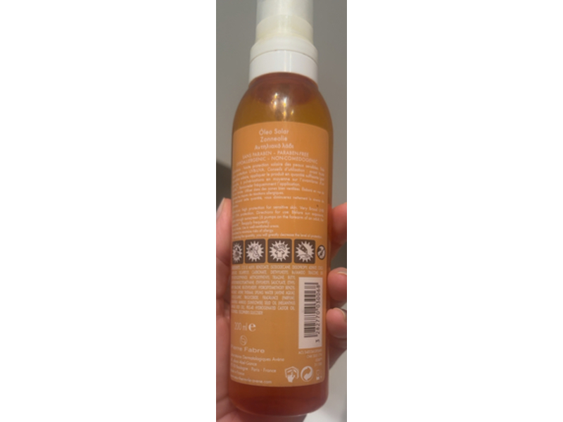 Avene Sun Care Oil, SPF 30, 200 mL