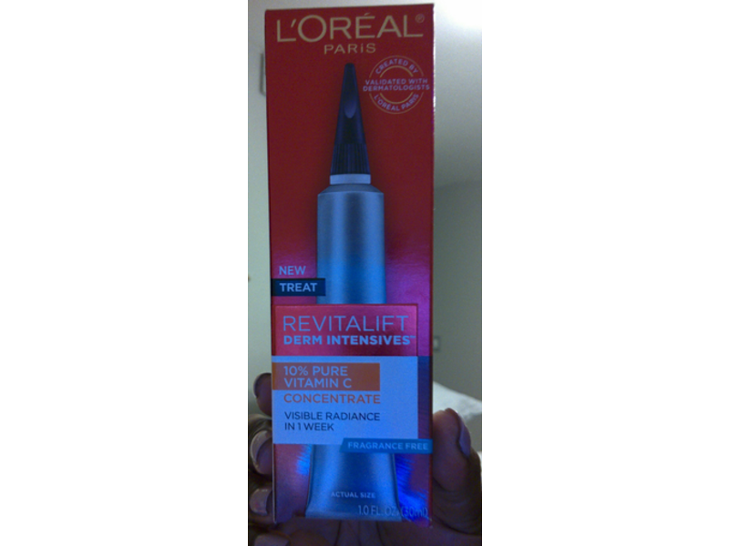 L'Oreal Paris Revitalift Derm Intensives Concentrate, 10% Pure Vitamin C, 1 fl oz/30 mL