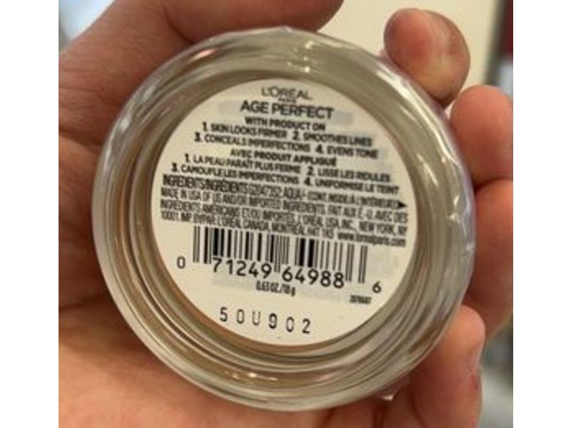 L'Oreal Paris Age Perfect 4-In-1 Tinted Face Balm, 10 Fair, 0.63 oz/18 g