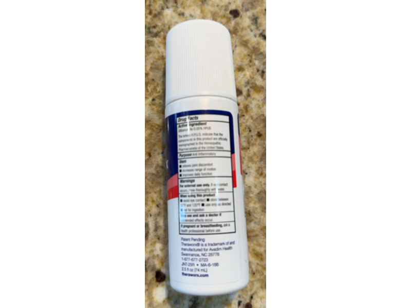 Theraworx Joint Relief Roll-On, 2.5 fl oz/74 mL
