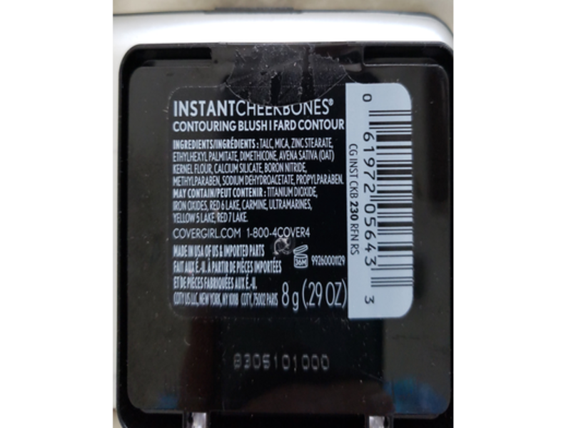 CoverGirl Instant Cheekbones Blush, Refined Rose, 0.29 oz/8 g