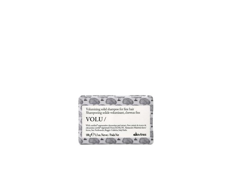 Davines Volumizing Solid Shampoo Bar, Volu, 3.5 oz/100 g