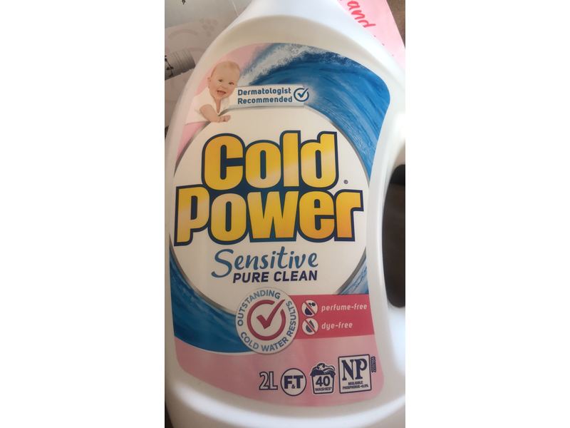 Cold Power Sensitive Pure Clean, 2 L, 40 Count
