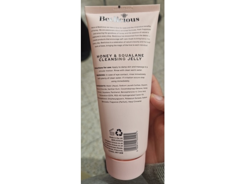 Beelicious Hydrate & Moisturise Cleansing Jelly, Honey & Squalane, 6.76 fl oz/200 mL