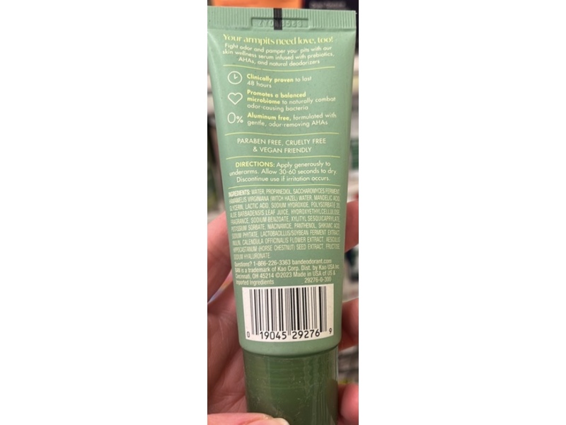 Ban AHA Roll-On Serum Deodorant, Citrus & Jasmine, 2.3 fl oz/68 mL