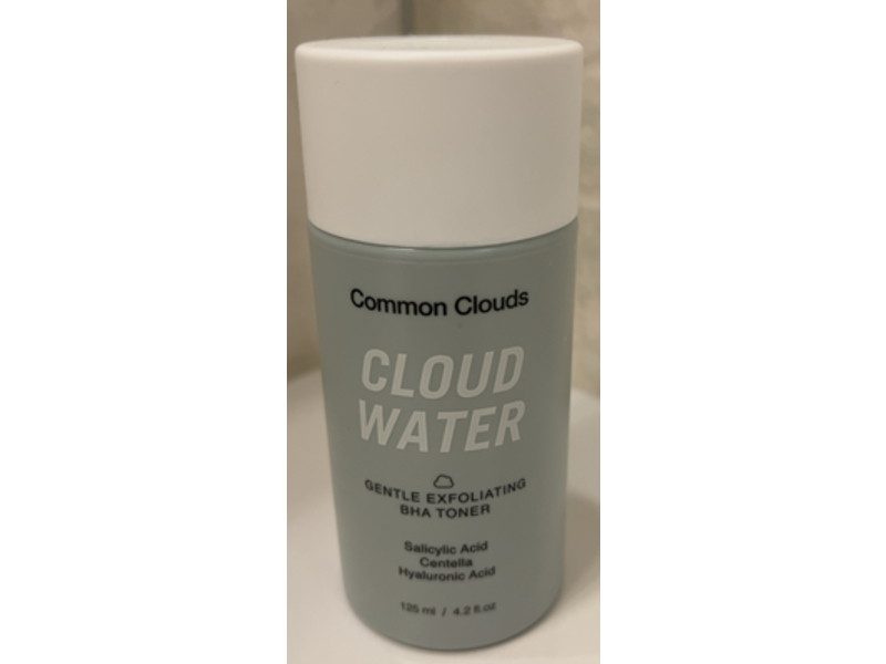 Common Clouds Water Gentle Exfoliating Bha Toner, 4.2 fl oz/125 mL