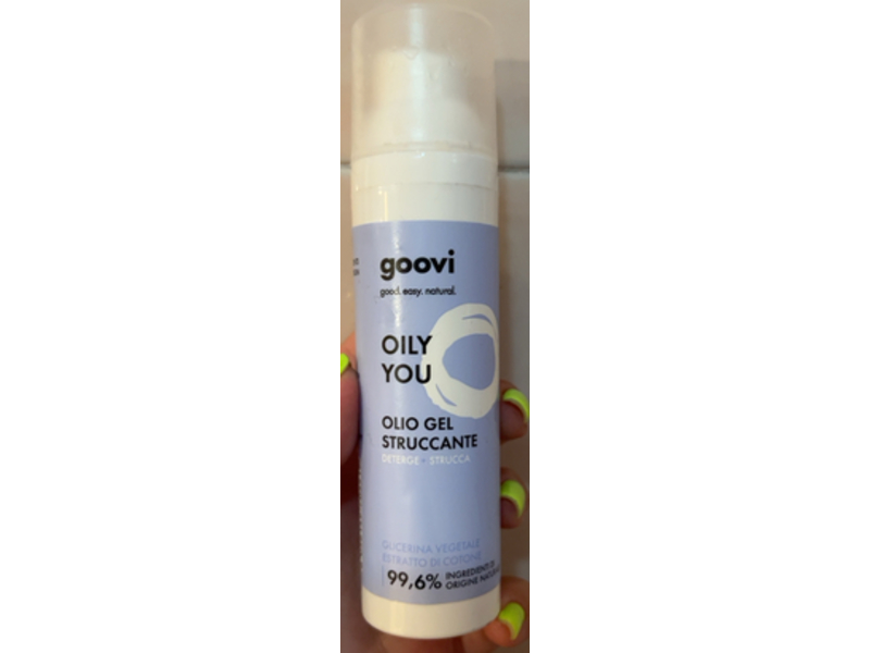 Goovi Olio Gel Struccante, Deterge + Strucca, 75 mL