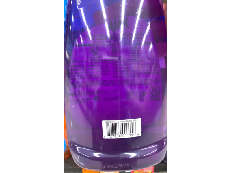 Ajax Ultra Dish Liquid, Fabuloso Lavender Scent, 28 fl oz/828 mL