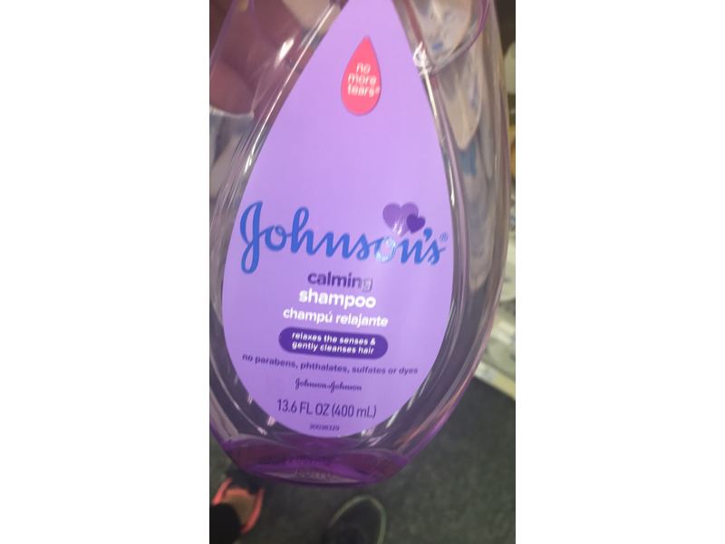 Johnson's Baby Calming Baby Shampoo with Soothing Natural Calm Scent, 13.6 Fluid Ounce