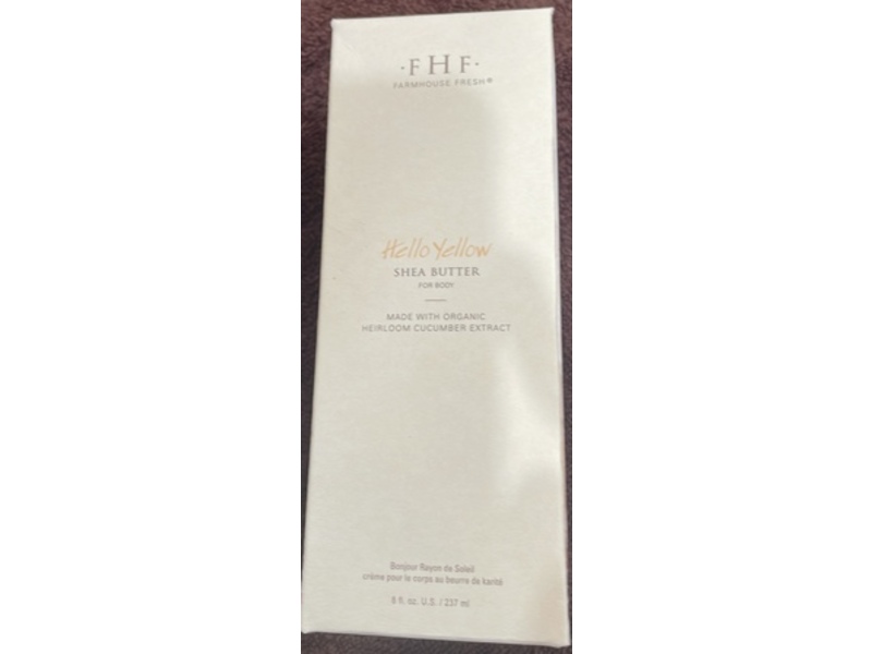 FarmHouse Fresh Hello Yellow Shea Butter, 8 fl oz/237 mL