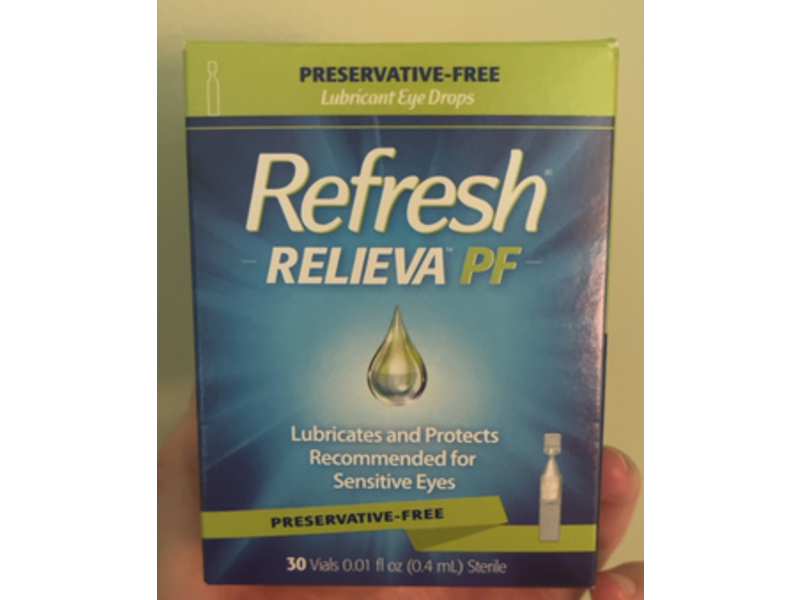 Refresh Relieva Pf Lubricant Eye Drops, 0.01 fl oz/0.4 mL